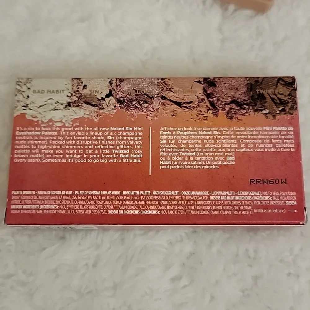 Urban Decay eyeshadow palette